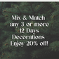 12 Mná aToasting — Handmade Irish Christmas Decoration
