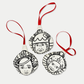 Mary Robinson Printed Christmas Decoration
