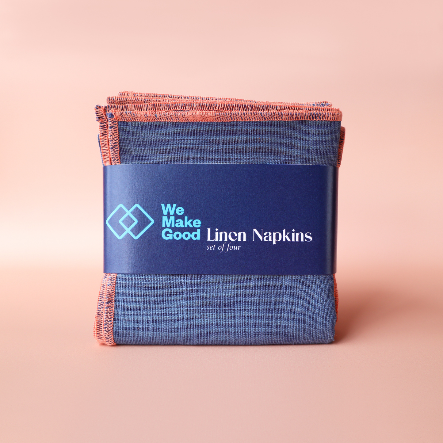 Linen Napkins - Wild Blueberry | Set of 4