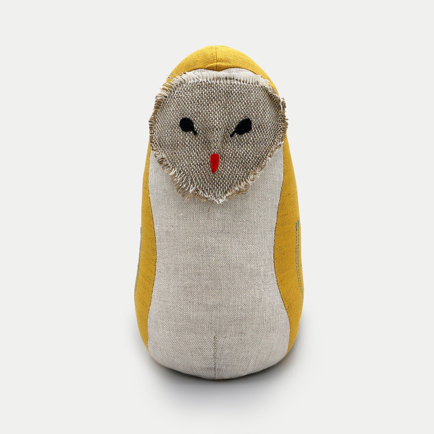 Owl Door Stop Mustard
