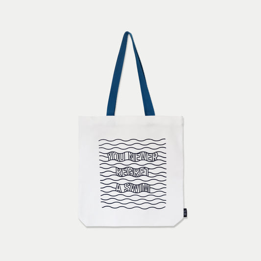 Never Regret a Swim Tote Bag
